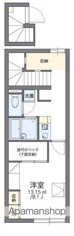 レオパレスなごみ(1K/2階)の間取り写真