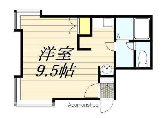 リラハイム円山(ワンルーム/2階)の間取り写真