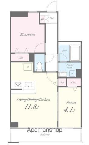 グランフォルム上鷺(1SLDK/5階)の間取り写真