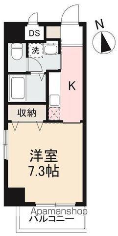 AMTY中央町(1K/4階)の間取り写真