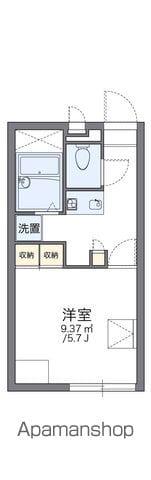レオパレスホークヒルズⅡ 2階階 間取り