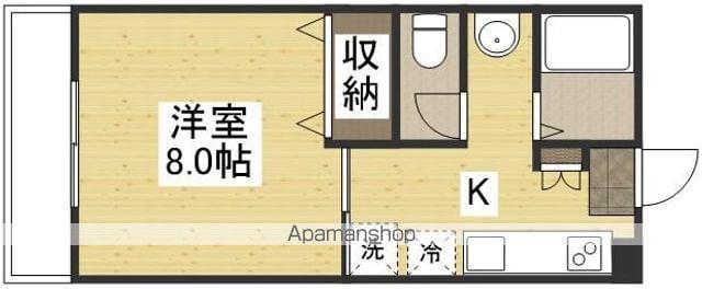 リビンハウス島田本町(1K/3階)の間取り写真