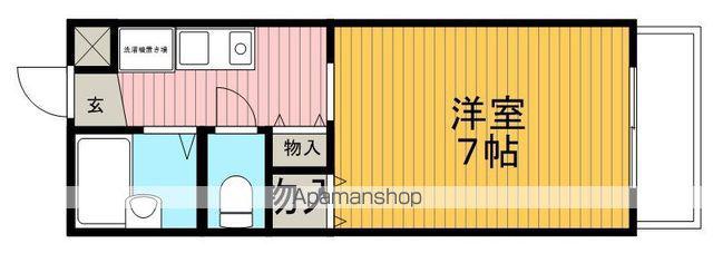 コーポイナガワ(1K/1階)の間取り写真