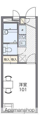レオパレスN(1K/2階)の間取り写真