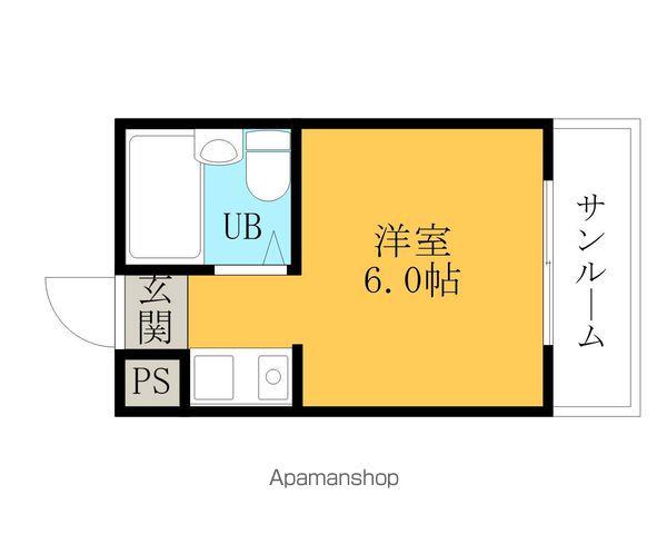 泉州昭和ビル(ワンルーム/2階)の間取り写真