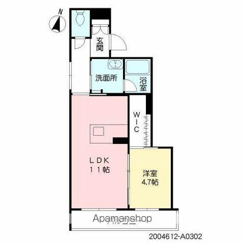 SHA MAISON M. O下大利(1LDK/3階)の間取り写真