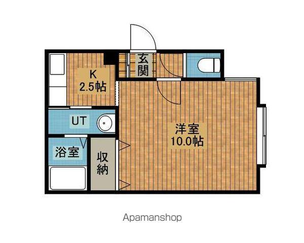 メゾンプライマス(1K/2階)の間取り写真