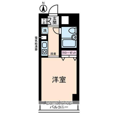 FLEX西八王子(ワンルーム/5階)の間取り写真