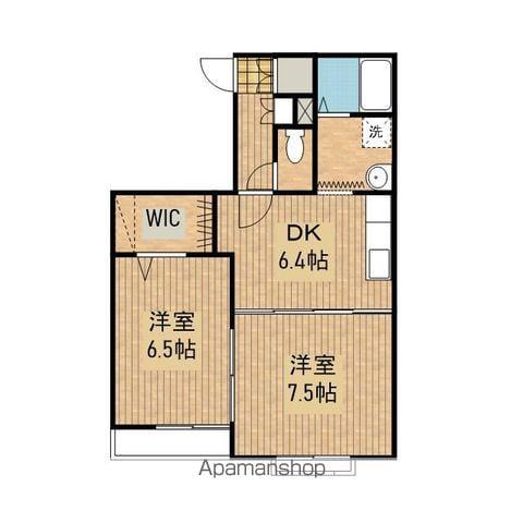 マンションマルニ弐番館(2DK/2階)の間取り写真