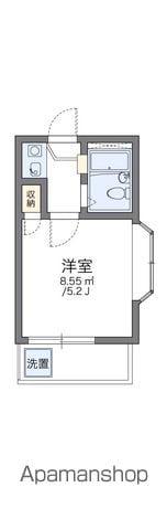 レオパレスSUNBEAM(1K/2階)の間取り写真