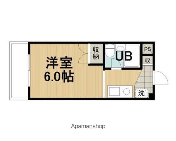 コーポ中島(1K/2階)の間取り写真