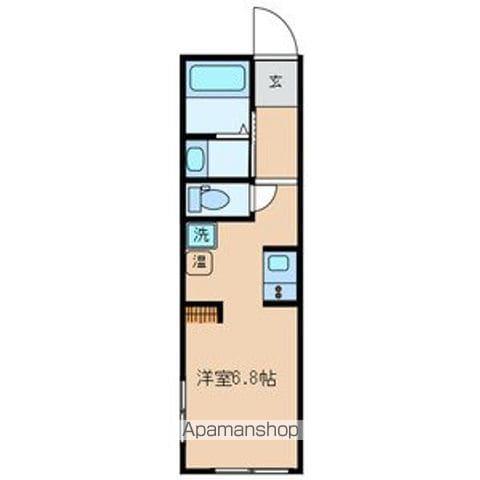 カレラパーク(ワンルーム/5階)の間取り写真