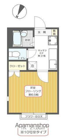 アイリスコート(1K/2階)の間取り写真