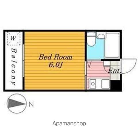 NKハイム(1K/3階)の間取り写真