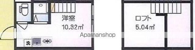 アーバンプレイス武蔵野(ワンルーム/2階)の間取り写真