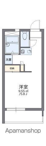 レオパレスTN(1K/1階)の間取り写真