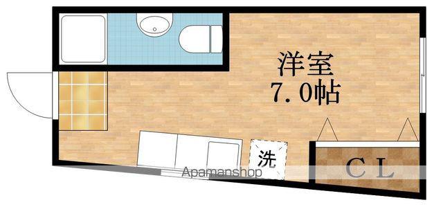 メゾンド浅田(ワンルーム/3階)の間取り写真