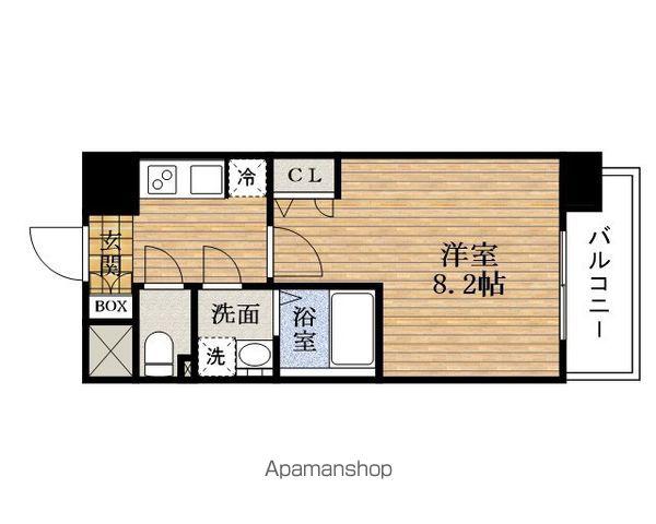 ARDEN谷町(1K/9階)の間取り写真