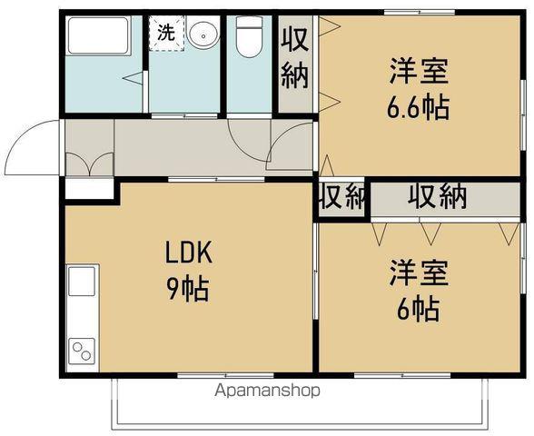 S コンフォール(2LDK/2階)の間取り写真