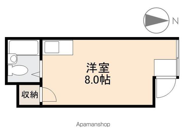 山口ハイツ(ワンルーム/1階)の間取り写真