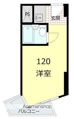 インペリアルお茶の水(ワンルーム/1階)の間取り写真