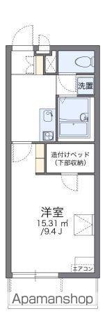 レオパレスラ グラシューズ(1K/3階)の間取り写真