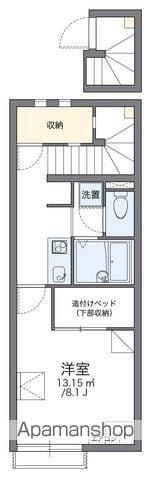 レオネクストPASSOⅡ(1K/2階)の間取り写真
