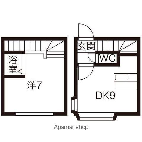 AMSスイート35-A(1DK/1階)の間取り写真