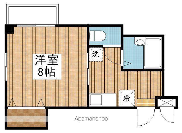 グリーンコーポ(1K/2階)の間取り写真