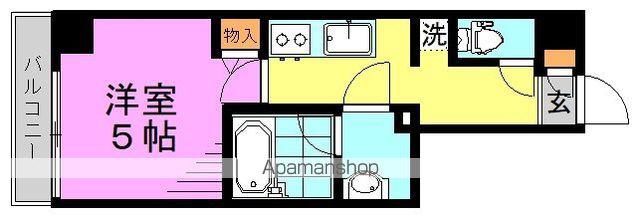 クレヴィスタ高円寺(1K/2階)の間取り写真