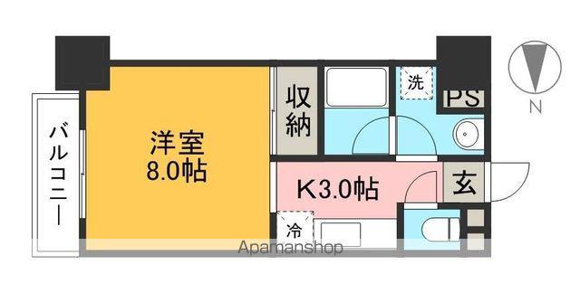 セントビレッジ(1K/3階)の間取り写真