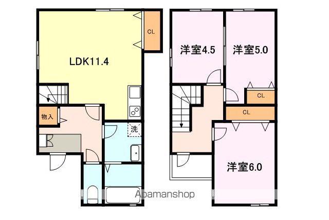 アステラスⅡ(3LDK)の間取り写真