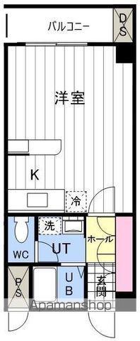 恒志堂伏見ビル(ワンルーム/5階)の間取り写真
