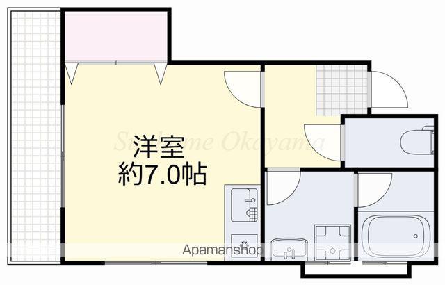 SHK清心町(ワンルーム/2階)の間取り写真