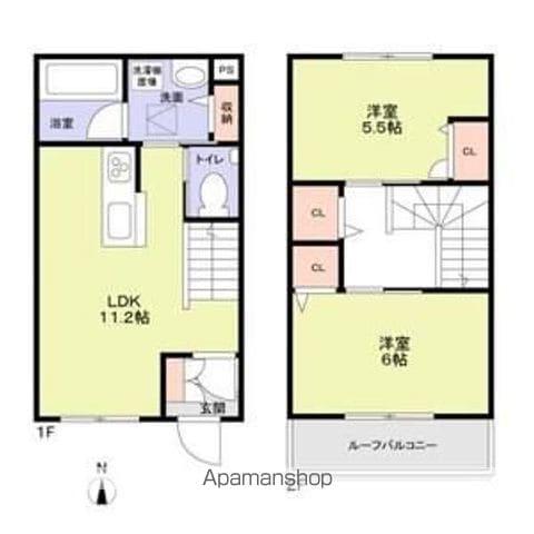 我孫子市柴崎台4丁目計画A棟(2LDK/1階)の間取り写真