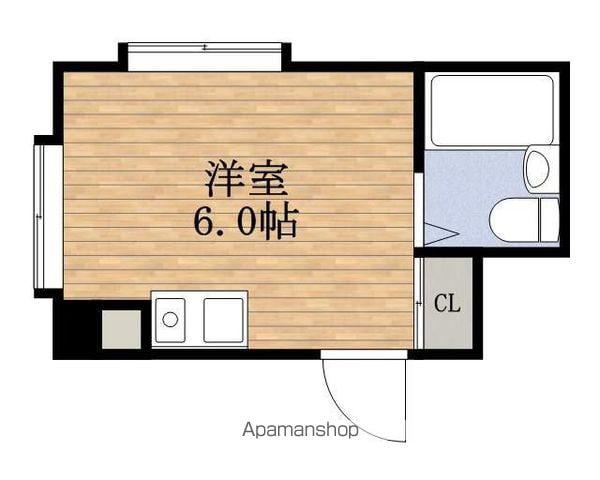 ラパンジール本田Ⅱ(ワンルーム/9階)の間取り写真