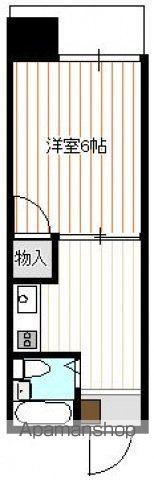 BAUHAUS住吉(1K/9階)の間取り写真