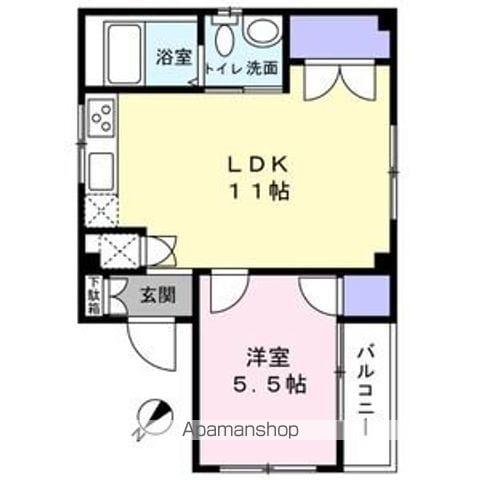 リッチハイツ南行徳Ⅱ(1LDK/1階)の間取り写真