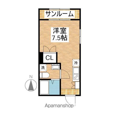 CASA AVENUE TSURUMAI(ワンルーム/4階)の間取り写真