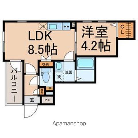 SPICA(1LDK/3階)の間取り写真