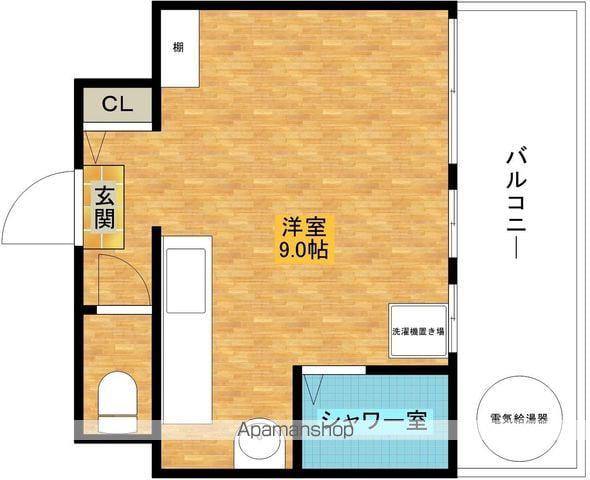 ユウパレス和泉府中5(ワンルーム/2階)の間取り写真