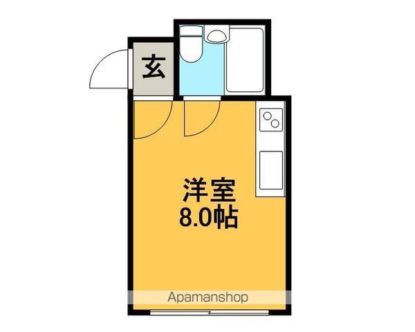 コーポアカシア(ワンルーム/3階)の間取り写真