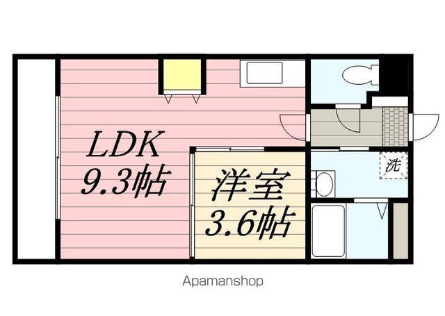 姪浜シルキーⅠ(1LDK/7階)の間取り写真