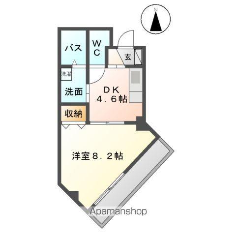 アートプレイスT2(1DK/5階)の間取り写真