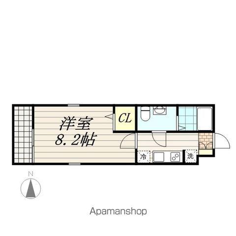リブリ・JOY MAKUHARI(1K/1階)の間取り写真