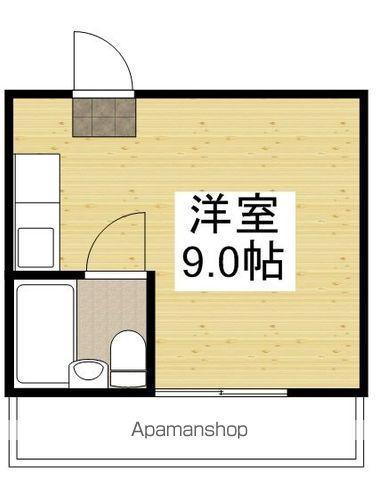 SK西川原(ワンルーム/2階)の間取り写真