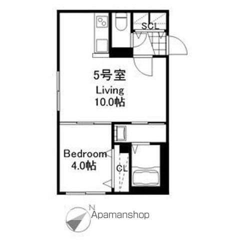 DESTINO RESIDENCIA HIGASHISAPPOR(1LDK/3階)の間取り写真
