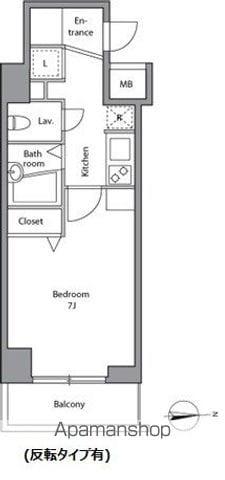 レジディア上落合(1K/3階)の間取り写真