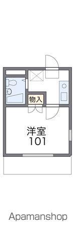 レオパレスキュービクル浅草橋 1階階 間取り