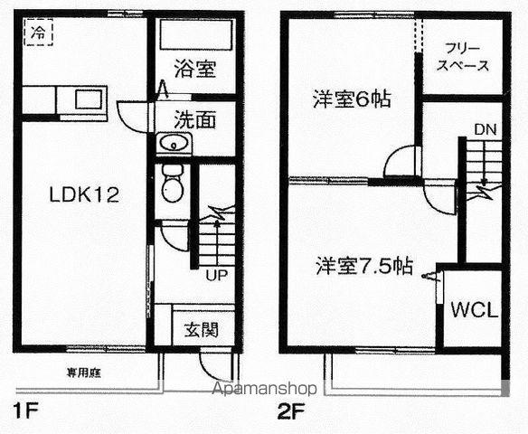 ＲＡＰＰＯＲＴ(2LDK)の間取り写真